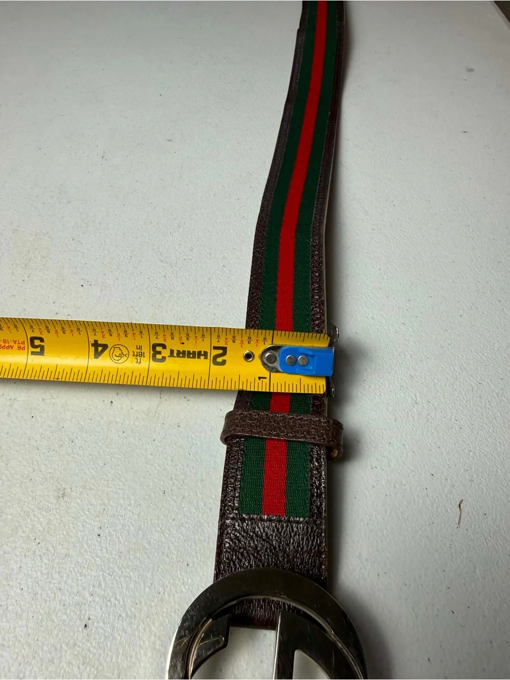 Authentic Gucci Belt. Red and Green